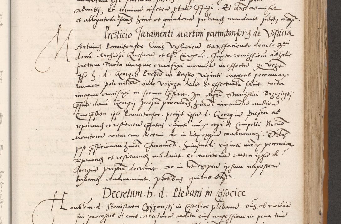 Zdjęcie nr 331 dla obiektu archiwalnego: Acta actorum coram reverendo patre domino Benedicto Isdbienski cancellario Gnesnesi, canonico et reverendissimi in Christo patris et domini domini Petri Dei gratia archiepiscopi Gnesnensis et episcopi Cracoviensis sedisque apostolice legati nati et primatis Regni Polonie, vicarioque in spiritualibus generali Cracoviensi ad annum Domini millesimum quingentisimum quadragesimum primum, cuius indictio est quatuordecima, pontificatus sanctissimi in Christo patris et domini nostri domini Pauli divina providencia pape tercii, anno ipsius septimo, feliciter continuantur. Dii cepta secundent