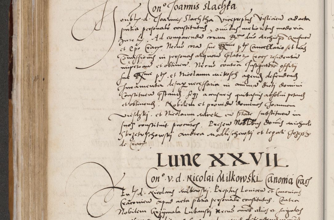 Zdjęcie nr 326 dla obiektu archiwalnego: Acta actorum coram reverendo patre domino Benedicto Isdbienski cancellario Gnesnesi, canonico et reverendissimi in Christo patris et domini domini Petri Dei gratia archiepiscopi Gnesnensis et episcopi Cracoviensis sedisque apostolice legati nati et primatis Regni Polonie, vicarioque in spiritualibus generali Cracoviensi ad annum Domini millesimum quingentisimum quadragesimum primum, cuius indictio est quatuordecima, pontificatus sanctissimi in Christo patris et domini nostri domini Pauli divina providencia pape tercii, anno ipsius septimo, feliciter continuantur. Dii cepta secundent