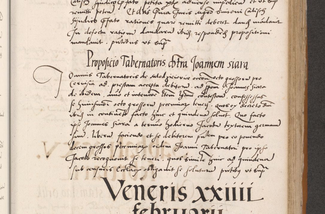 Zdjęcie nr 321 dla obiektu archiwalnego: Acta actorum coram reverendo patre domino Benedicto Isdbienski cancellario Gnesnesi, canonico et reverendissimi in Christo patris et domini domini Petri Dei gratia archiepiscopi Gnesnensis et episcopi Cracoviensis sedisque apostolice legati nati et primatis Regni Polonie, vicarioque in spiritualibus generali Cracoviensi ad annum Domini millesimum quingentisimum quadragesimum primum, cuius indictio est quatuordecima, pontificatus sanctissimi in Christo patris et domini nostri domini Pauli divina providencia pape tercii, anno ipsius septimo, feliciter continuantur. Dii cepta secundent
