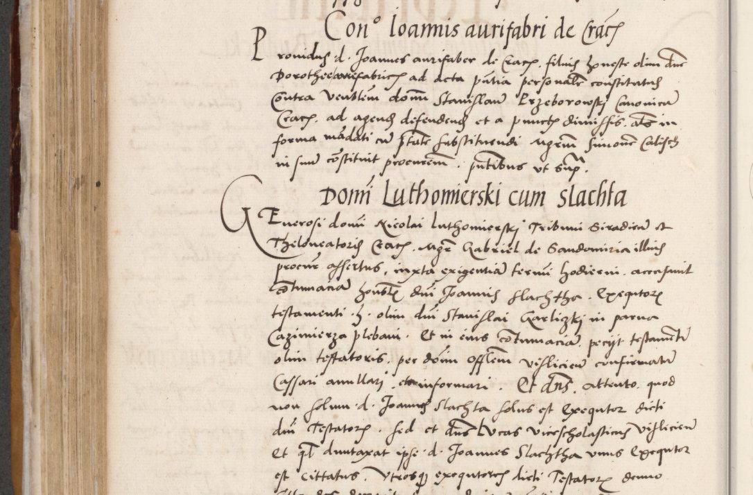 Zdjęcie nr 320 dla obiektu archiwalnego: Acta actorum coram reverendo patre domino Benedicto Isdbienski cancellario Gnesnesi, canonico et reverendissimi in Christo patris et domini domini Petri Dei gratia archiepiscopi Gnesnensis et episcopi Cracoviensis sedisque apostolice legati nati et primatis Regni Polonie, vicarioque in spiritualibus generali Cracoviensi ad annum Domini millesimum quingentisimum quadragesimum primum, cuius indictio est quatuordecima, pontificatus sanctissimi in Christo patris et domini nostri domini Pauli divina providencia pape tercii, anno ipsius septimo, feliciter continuantur. Dii cepta secundent