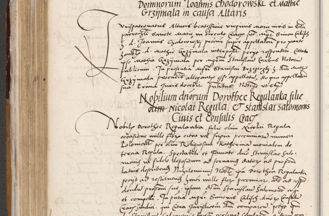 Zdjęcie nr 316 dla obiektu archiwalnego: Acta actorum coram reverendo patre domino Benedicto Isdbienski cancellario Gnesnesi, canonico et reverendissimi in Christo patris et domini domini Petri Dei gratia archiepiscopi Gnesnensis et episcopi Cracoviensis sedisque apostolice legati nati et primatis Regni Polonie, vicarioque in spiritualibus generali Cracoviensi ad annum Domini millesimum quingentisimum quadragesimum primum, cuius indictio est quatuordecima, pontificatus sanctissimi in Christo patris et domini nostri domini Pauli divina providencia pape tercii, anno ipsius septimo, feliciter continuantur. Dii cepta secundent