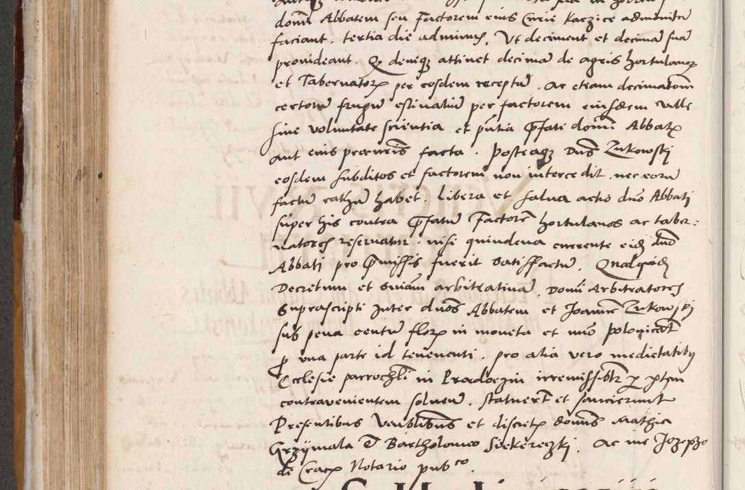 Zdjęcie nr 314 dla obiektu archiwalnego: Acta actorum coram reverendo patre domino Benedicto Isdbienski cancellario Gnesnesi, canonico et reverendissimi in Christo patris et domini domini Petri Dei gratia archiepiscopi Gnesnensis et episcopi Cracoviensis sedisque apostolice legati nati et primatis Regni Polonie, vicarioque in spiritualibus generali Cracoviensi ad annum Domini millesimum quingentisimum quadragesimum primum, cuius indictio est quatuordecima, pontificatus sanctissimi in Christo patris et domini nostri domini Pauli divina providencia pape tercii, anno ipsius septimo, feliciter continuantur. Dii cepta secundent