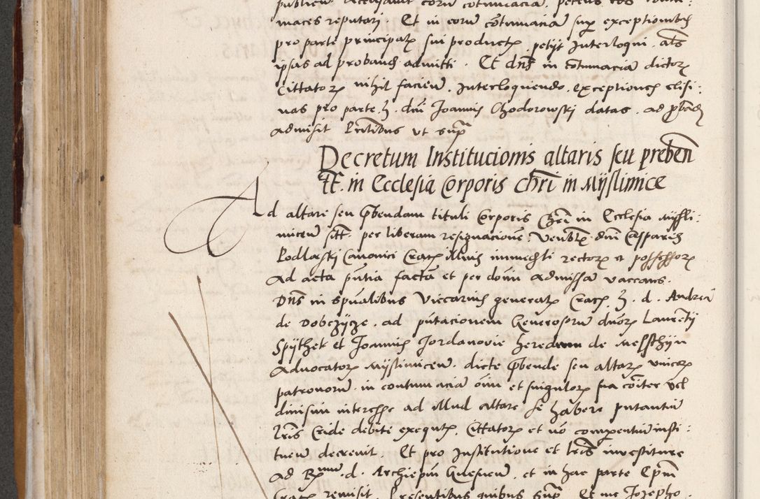 Zdjęcie nr 310 dla obiektu archiwalnego: Acta actorum coram reverendo patre domino Benedicto Isdbienski cancellario Gnesnesi, canonico et reverendissimi in Christo patris et domini domini Petri Dei gratia archiepiscopi Gnesnensis et episcopi Cracoviensis sedisque apostolice legati nati et primatis Regni Polonie, vicarioque in spiritualibus generali Cracoviensi ad annum Domini millesimum quingentisimum quadragesimum primum, cuius indictio est quatuordecima, pontificatus sanctissimi in Christo patris et domini nostri domini Pauli divina providencia pape tercii, anno ipsius septimo, feliciter continuantur. Dii cepta secundent
