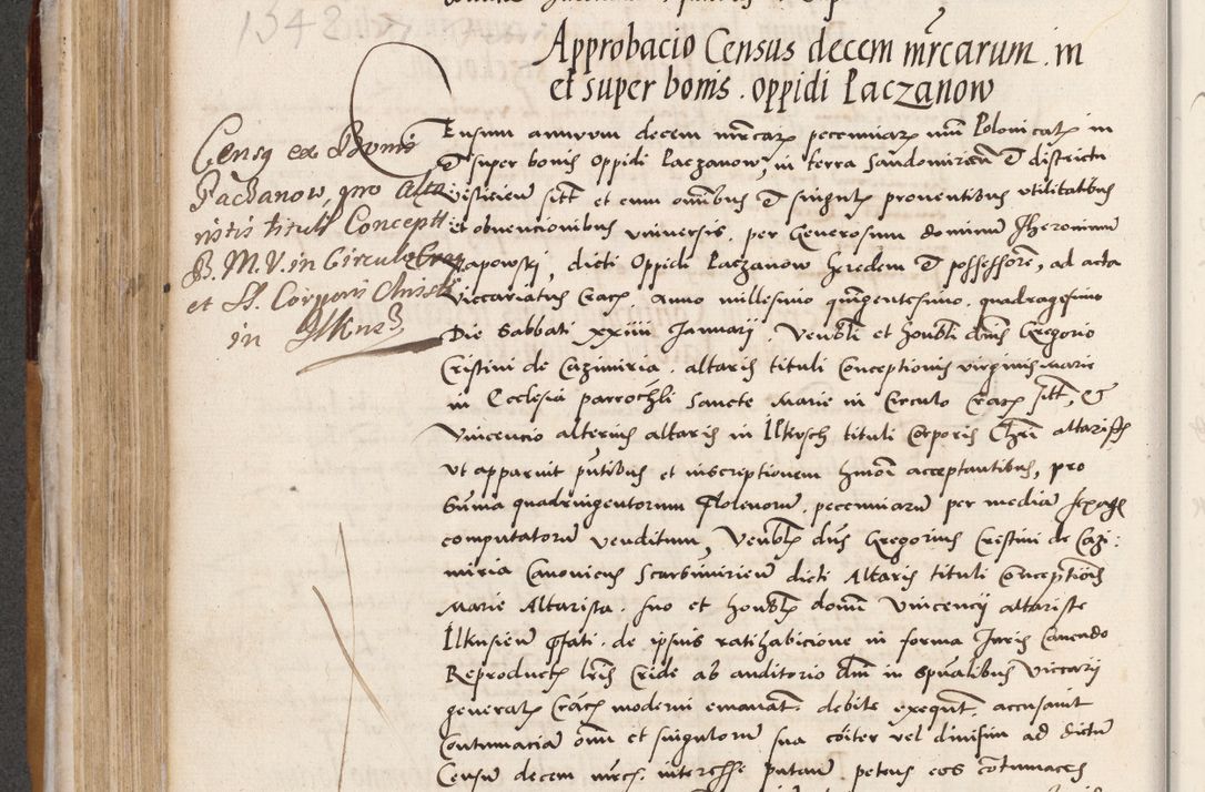 Zdjęcie nr 302 dla obiektu archiwalnego: Acta actorum coram reverendo patre domino Benedicto Isdbienski cancellario Gnesnesi, canonico et reverendissimi in Christo patris et domini domini Petri Dei gratia archiepiscopi Gnesnensis et episcopi Cracoviensis sedisque apostolice legati nati et primatis Regni Polonie, vicarioque in spiritualibus generali Cracoviensi ad annum Domini millesimum quingentisimum quadragesimum primum, cuius indictio est quatuordecima, pontificatus sanctissimi in Christo patris et domini nostri domini Pauli divina providencia pape tercii, anno ipsius septimo, feliciter continuantur. Dii cepta secundent