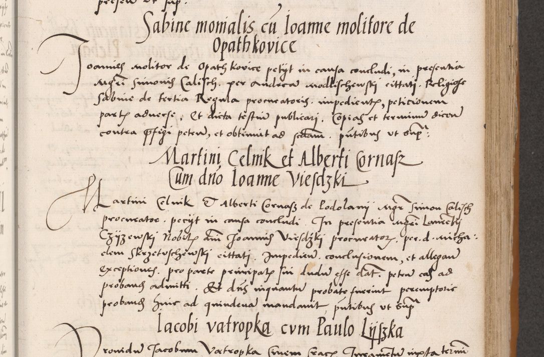 Zdjęcie nr 299 dla obiektu archiwalnego: Acta actorum coram reverendo patre domino Benedicto Isdbienski cancellario Gnesnesi, canonico et reverendissimi in Christo patris et domini domini Petri Dei gratia archiepiscopi Gnesnensis et episcopi Cracoviensis sedisque apostolice legati nati et primatis Regni Polonie, vicarioque in spiritualibus generali Cracoviensi ad annum Domini millesimum quingentisimum quadragesimum primum, cuius indictio est quatuordecima, pontificatus sanctissimi in Christo patris et domini nostri domini Pauli divina providencia pape tercii, anno ipsius septimo, feliciter continuantur. Dii cepta secundent