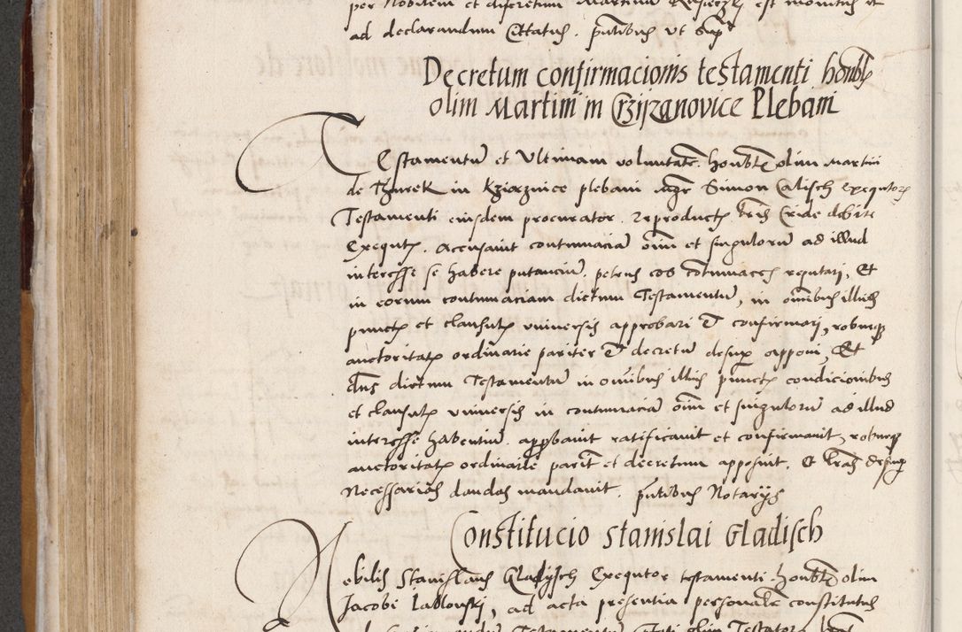 Zdjęcie nr 300 dla obiektu archiwalnego: Acta actorum coram reverendo patre domino Benedicto Isdbienski cancellario Gnesnesi, canonico et reverendissimi in Christo patris et domini domini Petri Dei gratia archiepiscopi Gnesnensis et episcopi Cracoviensis sedisque apostolice legati nati et primatis Regni Polonie, vicarioque in spiritualibus generali Cracoviensi ad annum Domini millesimum quingentisimum quadragesimum primum, cuius indictio est quatuordecima, pontificatus sanctissimi in Christo patris et domini nostri domini Pauli divina providencia pape tercii, anno ipsius septimo, feliciter continuantur. Dii cepta secundent