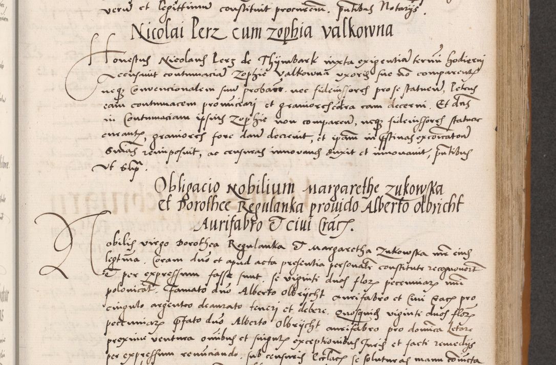 Zdjęcie nr 297 dla obiektu archiwalnego: Acta actorum coram reverendo patre domino Benedicto Isdbienski cancellario Gnesnesi, canonico et reverendissimi in Christo patris et domini domini Petri Dei gratia archiepiscopi Gnesnensis et episcopi Cracoviensis sedisque apostolice legati nati et primatis Regni Polonie, vicarioque in spiritualibus generali Cracoviensi ad annum Domini millesimum quingentisimum quadragesimum primum, cuius indictio est quatuordecima, pontificatus sanctissimi in Christo patris et domini nostri domini Pauli divina providencia pape tercii, anno ipsius septimo, feliciter continuantur. Dii cepta secundent