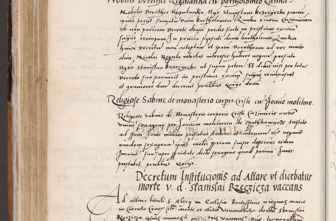 Zdjęcie nr 296 dla obiektu archiwalnego: Acta actorum coram reverendo patre domino Benedicto Isdbienski cancellario Gnesnesi, canonico et reverendissimi in Christo patris et domini domini Petri Dei gratia archiepiscopi Gnesnensis et episcopi Cracoviensis sedisque apostolice legati nati et primatis Regni Polonie, vicarioque in spiritualibus generali Cracoviensi ad annum Domini millesimum quingentisimum quadragesimum primum, cuius indictio est quatuordecima, pontificatus sanctissimi in Christo patris et domini nostri domini Pauli divina providencia pape tercii, anno ipsius septimo, feliciter continuantur. Dii cepta secundent
