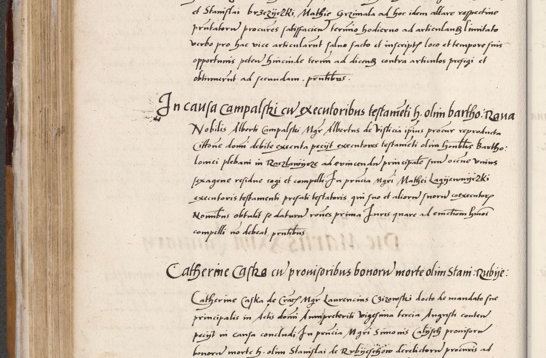Zdjęcie nr 284 dla obiektu archiwalnego: Acta actorum coram reverendo patre domino Benedicto Isdbienski cancellario Gnesnesi, canonico et reverendissimi in Christo patris et domini domini Petri Dei gratia archiepiscopi Gnesnensis et episcopi Cracoviensis sedisque apostolice legati nati et primatis Regni Polonie, vicarioque in spiritualibus generali Cracoviensi ad annum Domini millesimum quingentisimum quadragesimum primum, cuius indictio est quatuordecima, pontificatus sanctissimi in Christo patris et domini nostri domini Pauli divina providencia pape tercii, anno ipsius septimo, feliciter continuantur. Dii cepta secundent