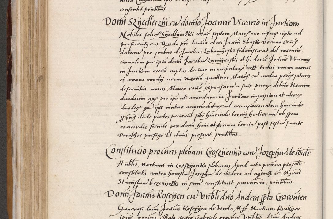 Zdjęcie nr 276 dla obiektu archiwalnego: Acta actorum coram reverendo patre domino Benedicto Isdbienski cancellario Gnesnesi, canonico et reverendissimi in Christo patris et domini domini Petri Dei gratia archiepiscopi Gnesnensis et episcopi Cracoviensis sedisque apostolice legati nati et primatis Regni Polonie, vicarioque in spiritualibus generali Cracoviensi ad annum Domini millesimum quingentisimum quadragesimum primum, cuius indictio est quatuordecima, pontificatus sanctissimi in Christo patris et domini nostri domini Pauli divina providencia pape tercii, anno ipsius septimo, feliciter continuantur. Dii cepta secundent