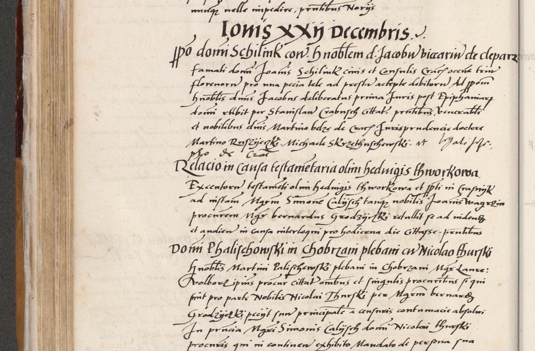 Zdjęcie nr 252 dla obiektu archiwalnego: Acta actorum coram reverendo patre domino Benedicto Isdbienski cancellario Gnesnesi, canonico et reverendissimi in Christo patris et domini domini Petri Dei gratia archiepiscopi Gnesnensis et episcopi Cracoviensis sedisque apostolice legati nati et primatis Regni Polonie, vicarioque in spiritualibus generali Cracoviensi ad annum Domini millesimum quingentisimum quadragesimum primum, cuius indictio est quatuordecima, pontificatus sanctissimi in Christo patris et domini nostri domini Pauli divina providencia pape tercii, anno ipsius septimo, feliciter continuantur. Dii cepta secundent