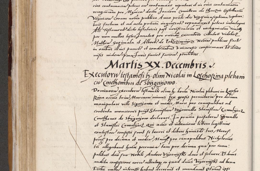 Zdjęcie nr 248 dla obiektu archiwalnego: Acta actorum coram reverendo patre domino Benedicto Isdbienski cancellario Gnesnesi, canonico et reverendissimi in Christo patris et domini domini Petri Dei gratia archiepiscopi Gnesnensis et episcopi Cracoviensis sedisque apostolice legati nati et primatis Regni Polonie, vicarioque in spiritualibus generali Cracoviensi ad annum Domini millesimum quingentisimum quadragesimum primum, cuius indictio est quatuordecima, pontificatus sanctissimi in Christo patris et domini nostri domini Pauli divina providencia pape tercii, anno ipsius septimo, feliciter continuantur. Dii cepta secundent