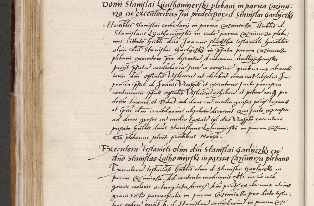 Zdjęcie nr 240 dla obiektu archiwalnego: Acta actorum coram reverendo patre domino Benedicto Isdbienski cancellario Gnesnesi, canonico et reverendissimi in Christo patris et domini domini Petri Dei gratia archiepiscopi Gnesnensis et episcopi Cracoviensis sedisque apostolice legati nati et primatis Regni Polonie, vicarioque in spiritualibus generali Cracoviensi ad annum Domini millesimum quingentisimum quadragesimum primum, cuius indictio est quatuordecima, pontificatus sanctissimi in Christo patris et domini nostri domini Pauli divina providencia pape tercii, anno ipsius septimo, feliciter continuantur. Dii cepta secundent
