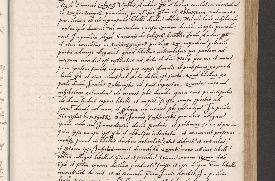 Zdjęcie nr 237 dla obiektu archiwalnego: Acta actorum coram reverendo patre domino Benedicto Isdbienski cancellario Gnesnesi, canonico et reverendissimi in Christo patris et domini domini Petri Dei gratia archiepiscopi Gnesnensis et episcopi Cracoviensis sedisque apostolice legati nati et primatis Regni Polonie, vicarioque in spiritualibus generali Cracoviensi ad annum Domini millesimum quingentisimum quadragesimum primum, cuius indictio est quatuordecima, pontificatus sanctissimi in Christo patris et domini nostri domini Pauli divina providencia pape tercii, anno ipsius septimo, feliciter continuantur. Dii cepta secundent