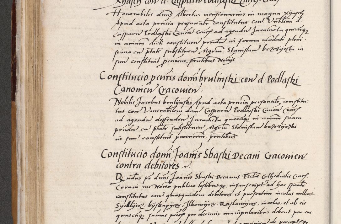 Zdjęcie nr 234 dla obiektu archiwalnego: Acta actorum coram reverendo patre domino Benedicto Isdbienski cancellario Gnesnesi, canonico et reverendissimi in Christo patris et domini domini Petri Dei gratia archiepiscopi Gnesnensis et episcopi Cracoviensis sedisque apostolice legati nati et primatis Regni Polonie, vicarioque in spiritualibus generali Cracoviensi ad annum Domini millesimum quingentisimum quadragesimum primum, cuius indictio est quatuordecima, pontificatus sanctissimi in Christo patris et domini nostri domini Pauli divina providencia pape tercii, anno ipsius septimo, feliciter continuantur. Dii cepta secundent