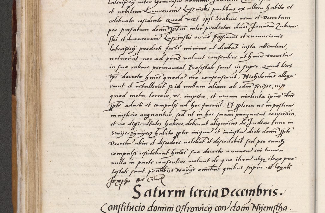 Zdjęcie nr 232 dla obiektu archiwalnego: Acta actorum coram reverendo patre domino Benedicto Isdbienski cancellario Gnesnesi, canonico et reverendissimi in Christo patris et domini domini Petri Dei gratia archiepiscopi Gnesnensis et episcopi Cracoviensis sedisque apostolice legati nati et primatis Regni Polonie, vicarioque in spiritualibus generali Cracoviensi ad annum Domini millesimum quingentisimum quadragesimum primum, cuius indictio est quatuordecima, pontificatus sanctissimi in Christo patris et domini nostri domini Pauli divina providencia pape tercii, anno ipsius septimo, feliciter continuantur. Dii cepta secundent