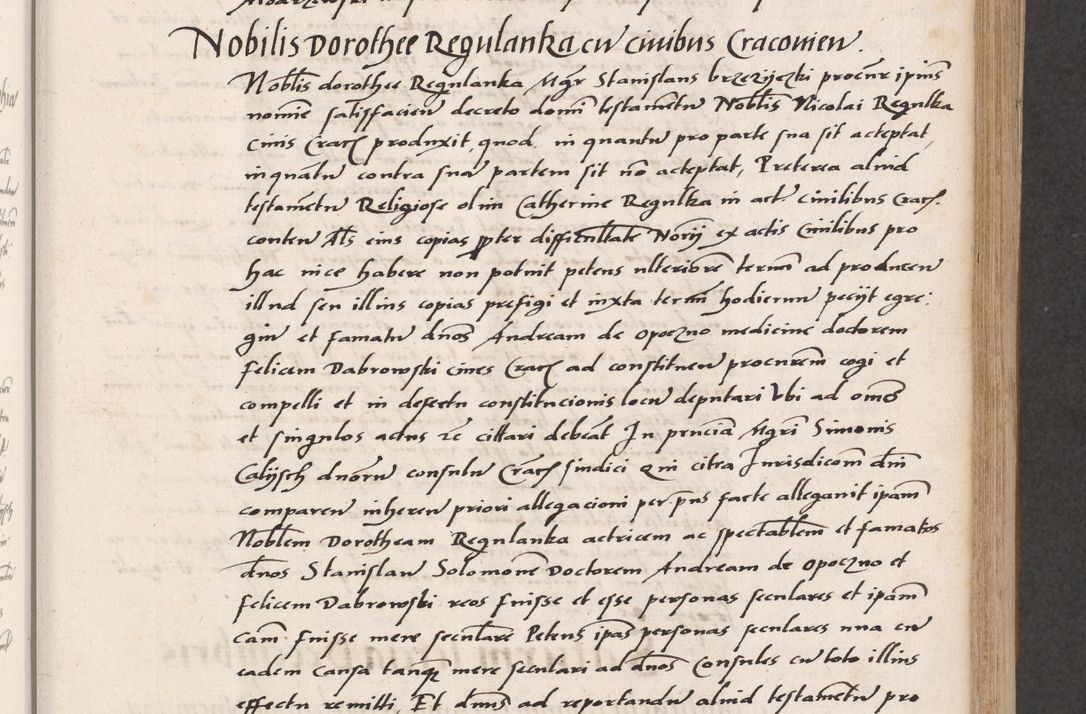 Zdjęcie nr 231 dla obiektu archiwalnego: Acta actorum coram reverendo patre domino Benedicto Isdbienski cancellario Gnesnesi, canonico et reverendissimi in Christo patris et domini domini Petri Dei gratia archiepiscopi Gnesnensis et episcopi Cracoviensis sedisque apostolice legati nati et primatis Regni Polonie, vicarioque in spiritualibus generali Cracoviensi ad annum Domini millesimum quingentisimum quadragesimum primum, cuius indictio est quatuordecima, pontificatus sanctissimi in Christo patris et domini nostri domini Pauli divina providencia pape tercii, anno ipsius septimo, feliciter continuantur. Dii cepta secundent