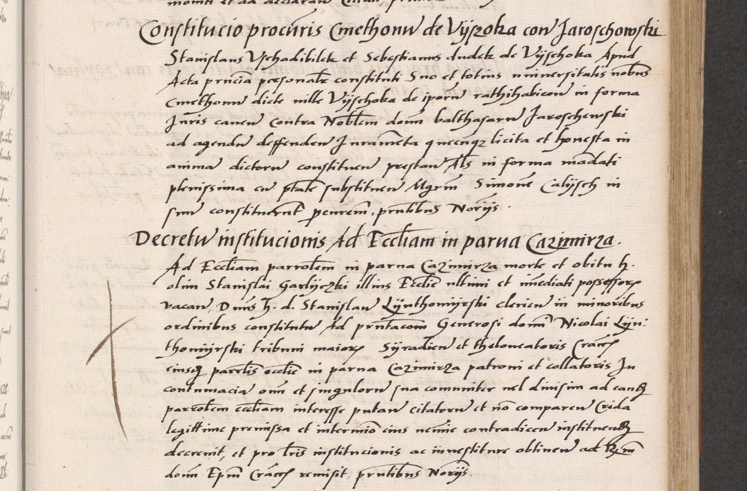 Zdjęcie nr 229 dla obiektu archiwalnego: Acta actorum coram reverendo patre domino Benedicto Isdbienski cancellario Gnesnesi, canonico et reverendissimi in Christo patris et domini domini Petri Dei gratia archiepiscopi Gnesnensis et episcopi Cracoviensis sedisque apostolice legati nati et primatis Regni Polonie, vicarioque in spiritualibus generali Cracoviensi ad annum Domini millesimum quingentisimum quadragesimum primum, cuius indictio est quatuordecima, pontificatus sanctissimi in Christo patris et domini nostri domini Pauli divina providencia pape tercii, anno ipsius septimo, feliciter continuantur. Dii cepta secundent