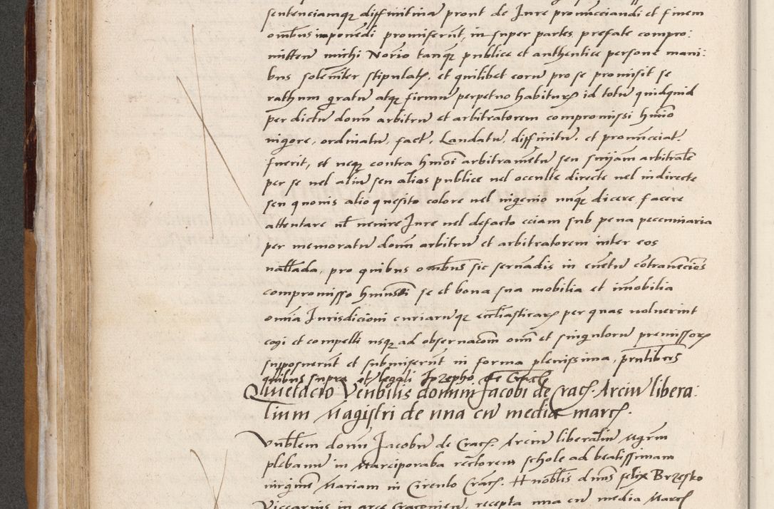Zdjęcie nr 214 dla obiektu archiwalnego: Acta actorum coram reverendo patre domino Benedicto Isdbienski cancellario Gnesnesi, canonico et reverendissimi in Christo patris et domini domini Petri Dei gratia archiepiscopi Gnesnensis et episcopi Cracoviensis sedisque apostolice legati nati et primatis Regni Polonie, vicarioque in spiritualibus generali Cracoviensi ad annum Domini millesimum quingentisimum quadragesimum primum, cuius indictio est quatuordecima, pontificatus sanctissimi in Christo patris et domini nostri domini Pauli divina providencia pape tercii, anno ipsius septimo, feliciter continuantur. Dii cepta secundent