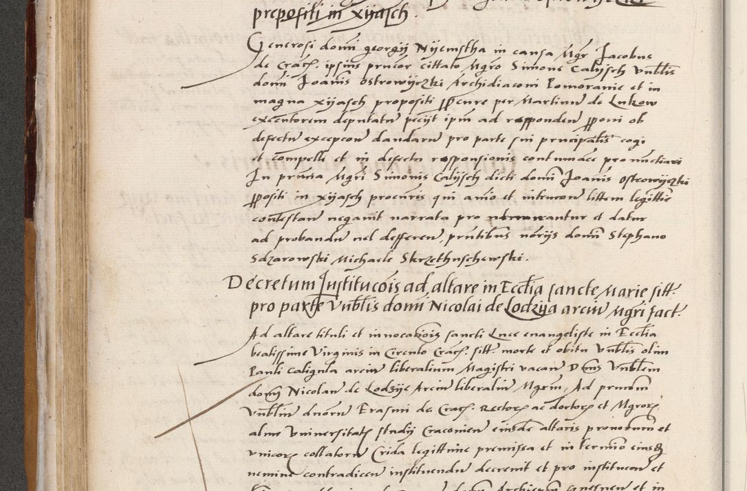 Zdjęcie nr 212 dla obiektu archiwalnego: Acta actorum coram reverendo patre domino Benedicto Isdbienski cancellario Gnesnesi, canonico et reverendissimi in Christo patris et domini domini Petri Dei gratia archiepiscopi Gnesnensis et episcopi Cracoviensis sedisque apostolice legati nati et primatis Regni Polonie, vicarioque in spiritualibus generali Cracoviensi ad annum Domini millesimum quingentisimum quadragesimum primum, cuius indictio est quatuordecima, pontificatus sanctissimi in Christo patris et domini nostri domini Pauli divina providencia pape tercii, anno ipsius septimo, feliciter continuantur. Dii cepta secundent