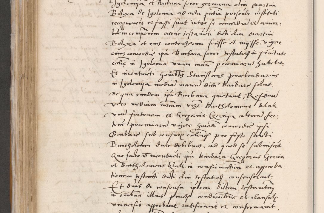 Zdjęcie nr 406 dla obiektu archiwalnego: Acta actorum coram reverendo patre domino Benedicto Isdbienski cancellario Gnesnesi, canonico et reverendissimi in Christo patris et domini domini Petri Dei gratia archiepiscopi Gnesnensis et episcopi Cracoviensis sedisque apostolice legati nati et primatis Regni Polonie, vicarioque in spiritualibus generali Cracoviensi ad annum Domini millesimum quingentisimum quadragesimum primum, cuius indictio est quatuordecima, pontificatus sanctissimi in Christo patris et domini nostri domini Pauli divina providencia pape tercii, anno ipsius septimo, feliciter continuantur. Dii cepta secundent
