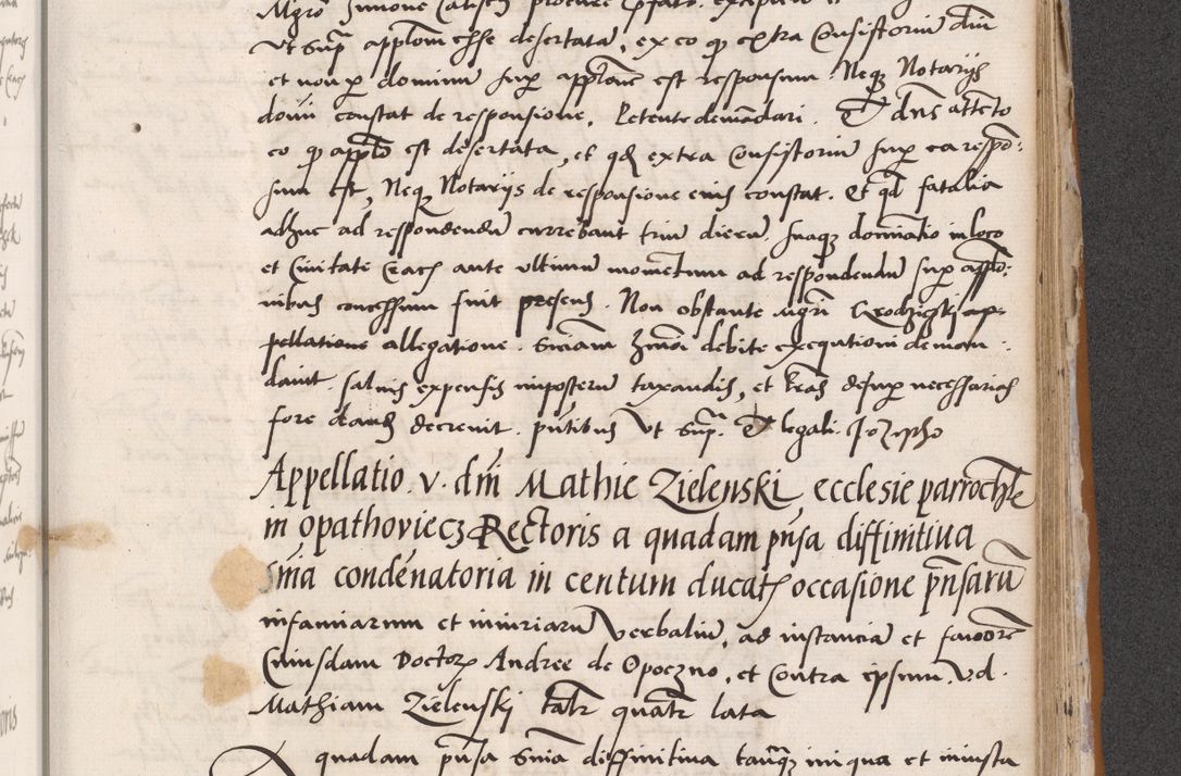 Zdjęcie nr 603 dla obiektu archiwalnego: Acta actorum coram reverendo patre domino Benedicto Isdbienski cancellario Gnesnesi, canonico et reverendissimi in Christo patris et domini domini Petri Dei gratia archiepiscopi Gnesnensis et episcopi Cracoviensis sedisque apostolice legati nati et primatis Regni Polonie, vicarioque in spiritualibus generali Cracoviensi ad annum Domini millesimum quingentisimum quadragesimum primum, cuius indictio est quatuordecima, pontificatus sanctissimi in Christo patris et domini nostri domini Pauli divina providencia pape tercii, anno ipsius septimo, feliciter continuantur. Dii cepta secundent