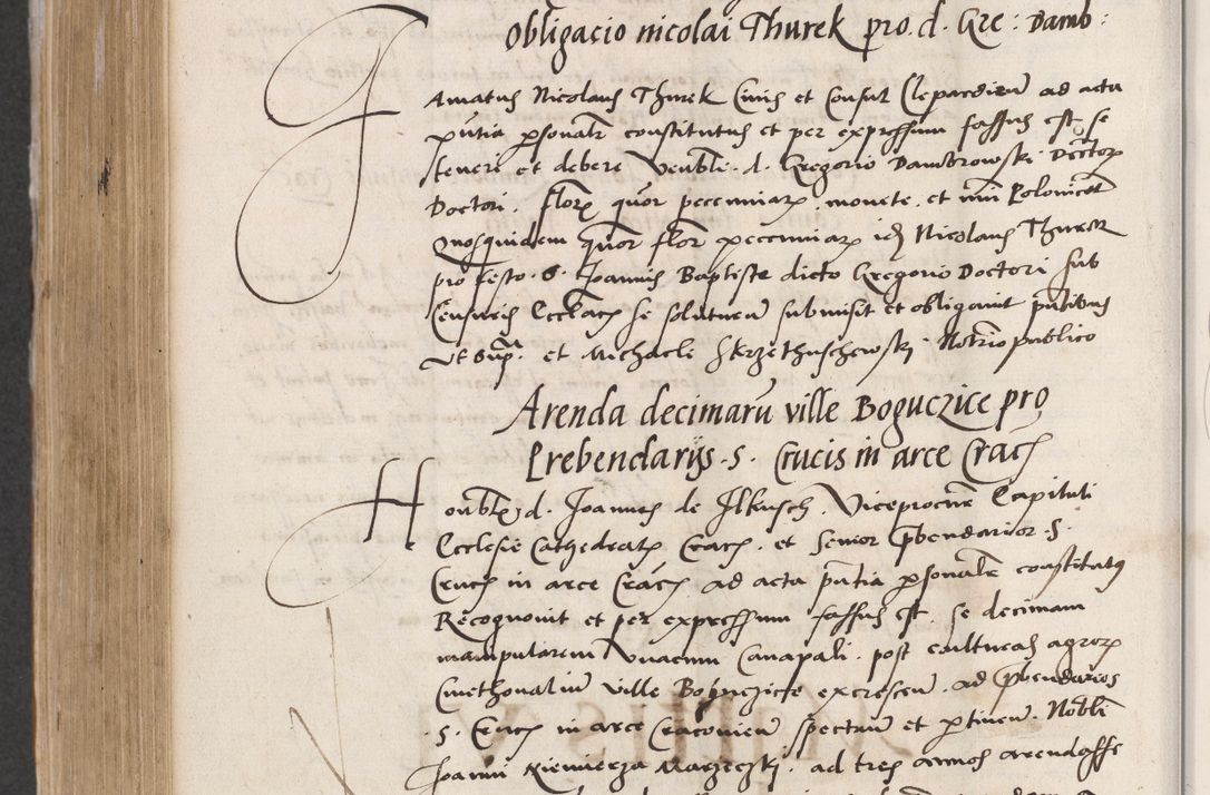 Zdjęcie nr 600 dla obiektu archiwalnego: Acta actorum coram reverendo patre domino Benedicto Isdbienski cancellario Gnesnesi, canonico et reverendissimi in Christo patris et domini domini Petri Dei gratia archiepiscopi Gnesnensis et episcopi Cracoviensis sedisque apostolice legati nati et primatis Regni Polonie, vicarioque in spiritualibus generali Cracoviensi ad annum Domini millesimum quingentisimum quadragesimum primum, cuius indictio est quatuordecima, pontificatus sanctissimi in Christo patris et domini nostri domini Pauli divina providencia pape tercii, anno ipsius septimo, feliciter continuantur. Dii cepta secundent