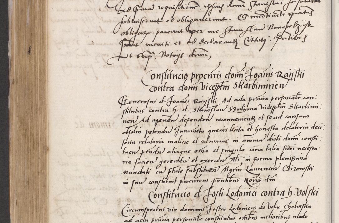 Zdjęcie nr 598 dla obiektu archiwalnego: Acta actorum coram reverendo patre domino Benedicto Isdbienski cancellario Gnesnesi, canonico et reverendissimi in Christo patris et domini domini Petri Dei gratia archiepiscopi Gnesnensis et episcopi Cracoviensis sedisque apostolice legati nati et primatis Regni Polonie, vicarioque in spiritualibus generali Cracoviensi ad annum Domini millesimum quingentisimum quadragesimum primum, cuius indictio est quatuordecima, pontificatus sanctissimi in Christo patris et domini nostri domini Pauli divina providencia pape tercii, anno ipsius septimo, feliciter continuantur. Dii cepta secundent