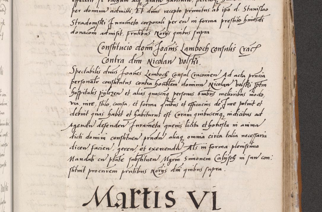 Zdjęcie nr 599 dla obiektu archiwalnego: Acta actorum coram reverendo patre domino Benedicto Isdbienski cancellario Gnesnesi, canonico et reverendissimi in Christo patris et domini domini Petri Dei gratia archiepiscopi Gnesnensis et episcopi Cracoviensis sedisque apostolice legati nati et primatis Regni Polonie, vicarioque in spiritualibus generali Cracoviensi ad annum Domini millesimum quingentisimum quadragesimum primum, cuius indictio est quatuordecima, pontificatus sanctissimi in Christo patris et domini nostri domini Pauli divina providencia pape tercii, anno ipsius septimo, feliciter continuantur. Dii cepta secundent