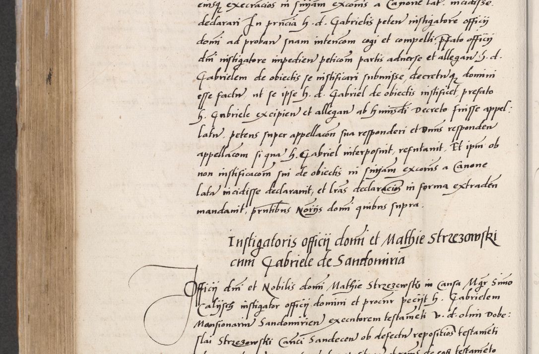 Zdjęcie nr 588 dla obiektu archiwalnego: Acta actorum coram reverendo patre domino Benedicto Isdbienski cancellario Gnesnesi, canonico et reverendissimi in Christo patris et domini domini Petri Dei gratia archiepiscopi Gnesnensis et episcopi Cracoviensis sedisque apostolice legati nati et primatis Regni Polonie, vicarioque in spiritualibus generali Cracoviensi ad annum Domini millesimum quingentisimum quadragesimum primum, cuius indictio est quatuordecima, pontificatus sanctissimi in Christo patris et domini nostri domini Pauli divina providencia pape tercii, anno ipsius septimo, feliciter continuantur. Dii cepta secundent