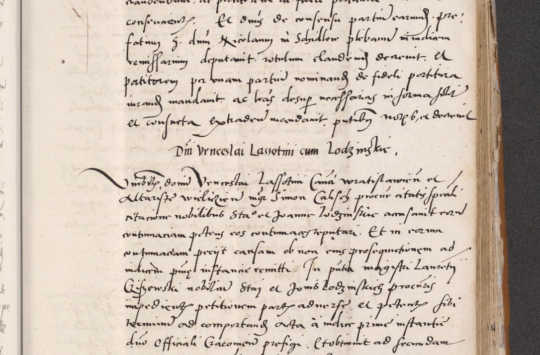 Zdjęcie nr 583 dla obiektu archiwalnego: Acta actorum coram reverendo patre domino Benedicto Isdbienski cancellario Gnesnesi, canonico et reverendissimi in Christo patris et domini domini Petri Dei gratia archiepiscopi Gnesnensis et episcopi Cracoviensis sedisque apostolice legati nati et primatis Regni Polonie, vicarioque in spiritualibus generali Cracoviensi ad annum Domini millesimum quingentisimum quadragesimum primum, cuius indictio est quatuordecima, pontificatus sanctissimi in Christo patris et domini nostri domini Pauli divina providencia pape tercii, anno ipsius septimo, feliciter continuantur. Dii cepta secundent