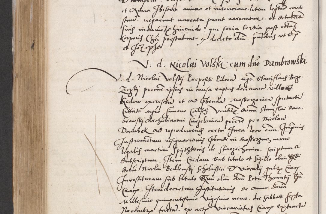 Zdjęcie nr 572 dla obiektu archiwalnego: Acta actorum coram reverendo patre domino Benedicto Isdbienski cancellario Gnesnesi, canonico et reverendissimi in Christo patris et domini domini Petri Dei gratia archiepiscopi Gnesnensis et episcopi Cracoviensis sedisque apostolice legati nati et primatis Regni Polonie, vicarioque in spiritualibus generali Cracoviensi ad annum Domini millesimum quingentisimum quadragesimum primum, cuius indictio est quatuordecima, pontificatus sanctissimi in Christo patris et domini nostri domini Pauli divina providencia pape tercii, anno ipsius septimo, feliciter continuantur. Dii cepta secundent