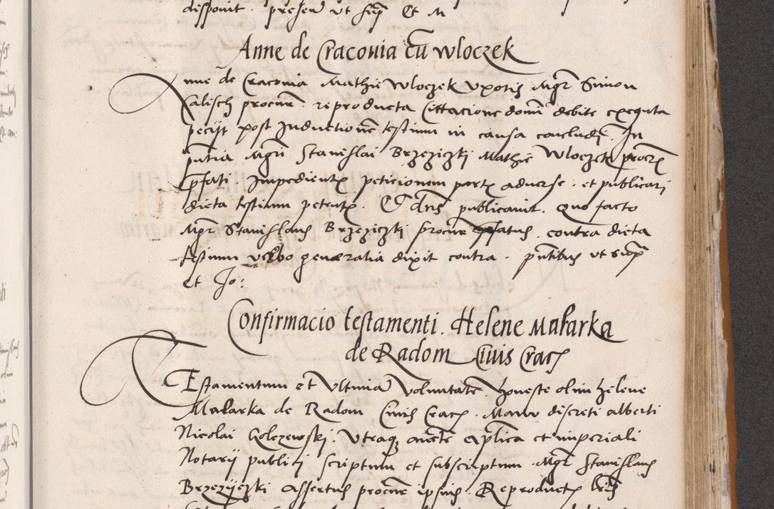 Zdjęcie nr 567 dla obiektu archiwalnego: Acta actorum coram reverendo patre domino Benedicto Isdbienski cancellario Gnesnesi, canonico et reverendissimi in Christo patris et domini domini Petri Dei gratia archiepiscopi Gnesnensis et episcopi Cracoviensis sedisque apostolice legati nati et primatis Regni Polonie, vicarioque in spiritualibus generali Cracoviensi ad annum Domini millesimum quingentisimum quadragesimum primum, cuius indictio est quatuordecima, pontificatus sanctissimi in Christo patris et domini nostri domini Pauli divina providencia pape tercii, anno ipsius septimo, feliciter continuantur. Dii cepta secundent