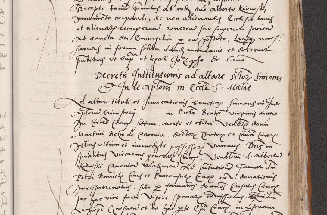 Zdjęcie nr 561 dla obiektu archiwalnego: Acta actorum coram reverendo patre domino Benedicto Isdbienski cancellario Gnesnesi, canonico et reverendissimi in Christo patris et domini domini Petri Dei gratia archiepiscopi Gnesnensis et episcopi Cracoviensis sedisque apostolice legati nati et primatis Regni Polonie, vicarioque in spiritualibus generali Cracoviensi ad annum Domini millesimum quingentisimum quadragesimum primum, cuius indictio est quatuordecima, pontificatus sanctissimi in Christo patris et domini nostri domini Pauli divina providencia pape tercii, anno ipsius septimo, feliciter continuantur. Dii cepta secundent