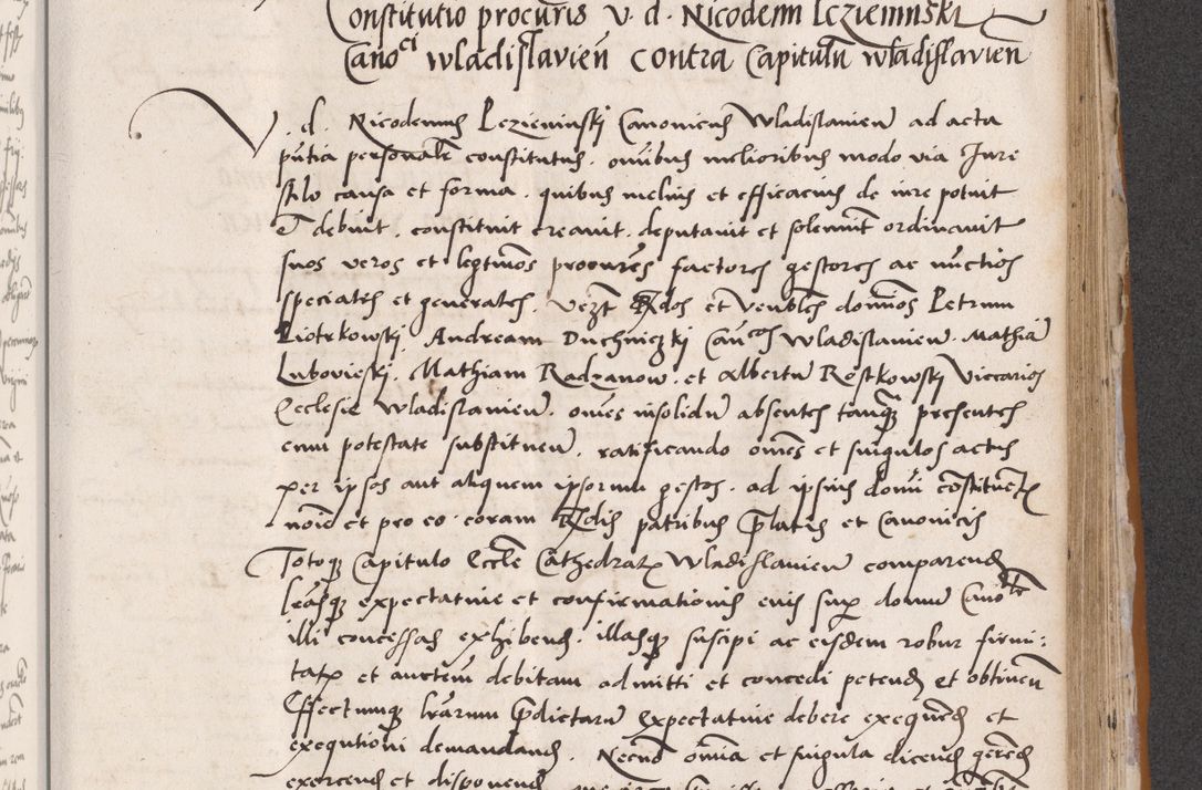 Zdjęcie nr 553 dla obiektu archiwalnego: Acta actorum coram reverendo patre domino Benedicto Isdbienski cancellario Gnesnesi, canonico et reverendissimi in Christo patris et domini domini Petri Dei gratia archiepiscopi Gnesnensis et episcopi Cracoviensis sedisque apostolice legati nati et primatis Regni Polonie, vicarioque in spiritualibus generali Cracoviensi ad annum Domini millesimum quingentisimum quadragesimum primum, cuius indictio est quatuordecima, pontificatus sanctissimi in Christo patris et domini nostri domini Pauli divina providencia pape tercii, anno ipsius septimo, feliciter continuantur. Dii cepta secundent