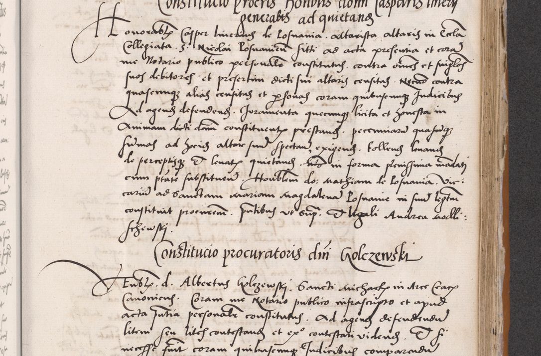 Zdjęcie nr 529 dla obiektu archiwalnego: Acta actorum coram reverendo patre domino Benedicto Isdbienski cancellario Gnesnesi, canonico et reverendissimi in Christo patris et domini domini Petri Dei gratia archiepiscopi Gnesnensis et episcopi Cracoviensis sedisque apostolice legati nati et primatis Regni Polonie, vicarioque in spiritualibus generali Cracoviensi ad annum Domini millesimum quingentisimum quadragesimum primum, cuius indictio est quatuordecima, pontificatus sanctissimi in Christo patris et domini nostri domini Pauli divina providencia pape tercii, anno ipsius septimo, feliciter continuantur. Dii cepta secundent