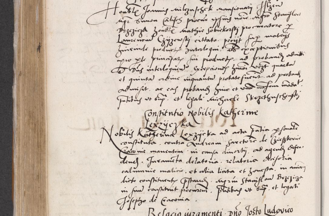 Zdjęcie nr 524 dla obiektu archiwalnego: Acta actorum coram reverendo patre domino Benedicto Isdbienski cancellario Gnesnesi, canonico et reverendissimi in Christo patris et domini domini Petri Dei gratia archiepiscopi Gnesnensis et episcopi Cracoviensis sedisque apostolice legati nati et primatis Regni Polonie, vicarioque in spiritualibus generali Cracoviensi ad annum Domini millesimum quingentisimum quadragesimum primum, cuius indictio est quatuordecima, pontificatus sanctissimi in Christo patris et domini nostri domini Pauli divina providencia pape tercii, anno ipsius septimo, feliciter continuantur. Dii cepta secundent