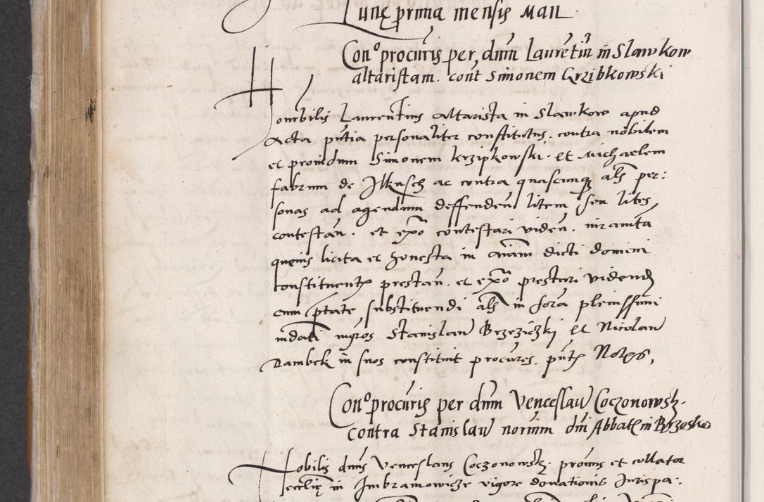 Zdjęcie nr 512 dla obiektu archiwalnego: Acta actorum coram reverendo patre domino Benedicto Isdbienski cancellario Gnesnesi, canonico et reverendissimi in Christo patris et domini domini Petri Dei gratia archiepiscopi Gnesnensis et episcopi Cracoviensis sedisque apostolice legati nati et primatis Regni Polonie, vicarioque in spiritualibus generali Cracoviensi ad annum Domini millesimum quingentisimum quadragesimum primum, cuius indictio est quatuordecima, pontificatus sanctissimi in Christo patris et domini nostri domini Pauli divina providencia pape tercii, anno ipsius septimo, feliciter continuantur. Dii cepta secundent