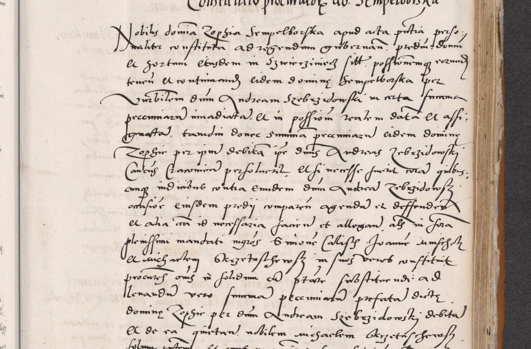 Zdjęcie nr 511 dla obiektu archiwalnego: Acta actorum coram reverendo patre domino Benedicto Isdbienski cancellario Gnesnesi, canonico et reverendissimi in Christo patris et domini domini Petri Dei gratia archiepiscopi Gnesnensis et episcopi Cracoviensis sedisque apostolice legati nati et primatis Regni Polonie, vicarioque in spiritualibus generali Cracoviensi ad annum Domini millesimum quingentisimum quadragesimum primum, cuius indictio est quatuordecima, pontificatus sanctissimi in Christo patris et domini nostri domini Pauli divina providencia pape tercii, anno ipsius septimo, feliciter continuantur. Dii cepta secundent