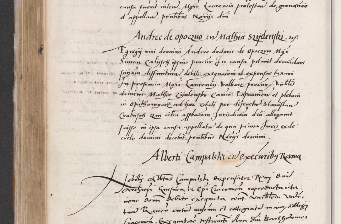 Zdjęcie nr 510 dla obiektu archiwalnego: Acta actorum coram reverendo patre domino Benedicto Isdbienski cancellario Gnesnesi, canonico et reverendissimi in Christo patris et domini domini Petri Dei gratia archiepiscopi Gnesnensis et episcopi Cracoviensis sedisque apostolice legati nati et primatis Regni Polonie, vicarioque in spiritualibus generali Cracoviensi ad annum Domini millesimum quingentisimum quadragesimum primum, cuius indictio est quatuordecima, pontificatus sanctissimi in Christo patris et domini nostri domini Pauli divina providencia pape tercii, anno ipsius septimo, feliciter continuantur. Dii cepta secundent