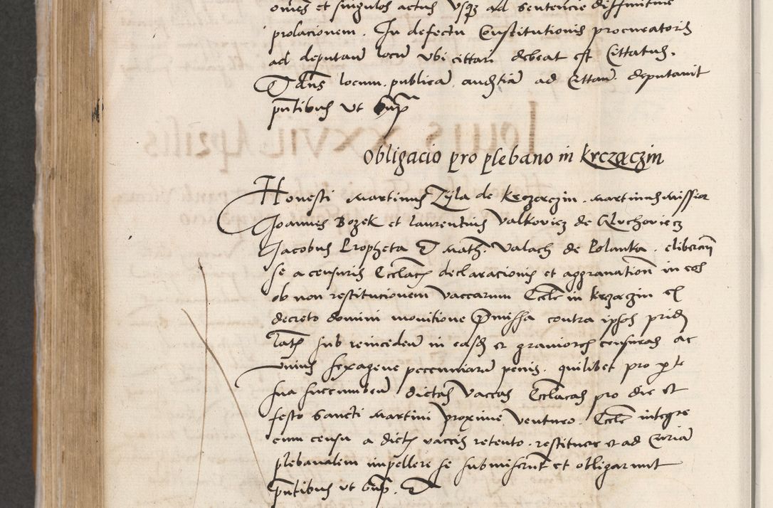 Zdjęcie nr 498 dla obiektu archiwalnego: Acta actorum coram reverendo patre domino Benedicto Isdbienski cancellario Gnesnesi, canonico et reverendissimi in Christo patris et domini domini Petri Dei gratia archiepiscopi Gnesnensis et episcopi Cracoviensis sedisque apostolice legati nati et primatis Regni Polonie, vicarioque in spiritualibus generali Cracoviensi ad annum Domini millesimum quingentisimum quadragesimum primum, cuius indictio est quatuordecima, pontificatus sanctissimi in Christo patris et domini nostri domini Pauli divina providencia pape tercii, anno ipsius septimo, feliciter continuantur. Dii cepta secundent
