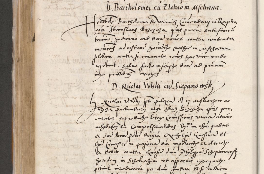 Zdjęcie nr 492 dla obiektu archiwalnego: Acta actorum coram reverendo patre domino Benedicto Isdbienski cancellario Gnesnesi, canonico et reverendissimi in Christo patris et domini domini Petri Dei gratia archiepiscopi Gnesnensis et episcopi Cracoviensis sedisque apostolice legati nati et primatis Regni Polonie, vicarioque in spiritualibus generali Cracoviensi ad annum Domini millesimum quingentisimum quadragesimum primum, cuius indictio est quatuordecima, pontificatus sanctissimi in Christo patris et domini nostri domini Pauli divina providencia pape tercii, anno ipsius septimo, feliciter continuantur. Dii cepta secundent