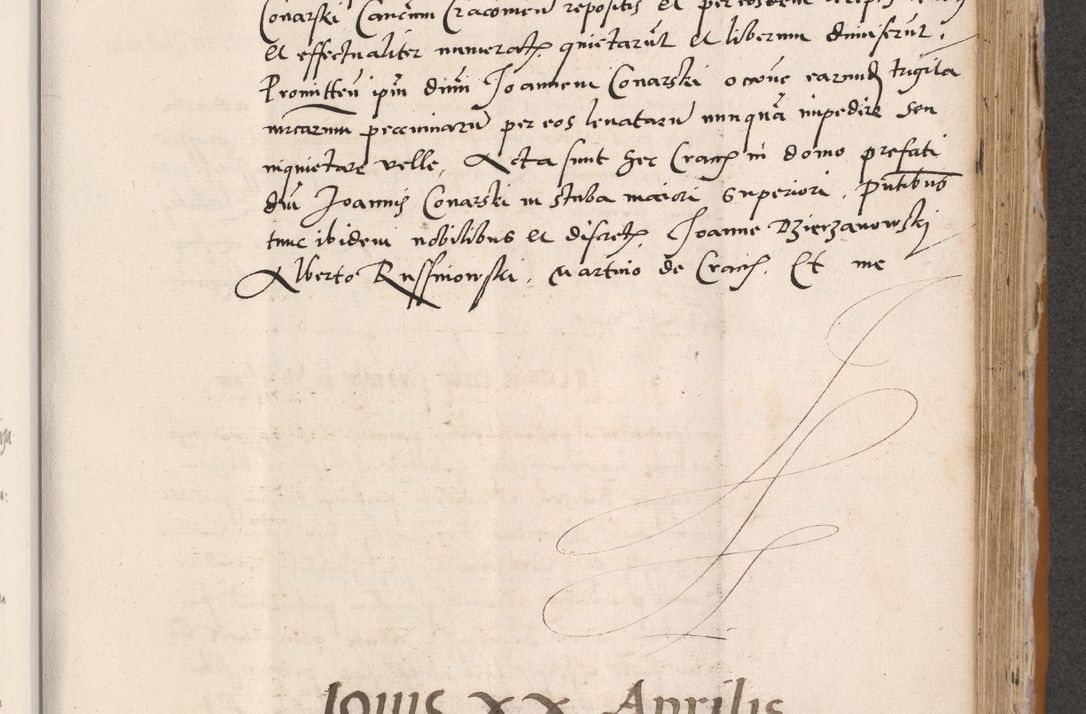 Zdjęcie nr 477 dla obiektu archiwalnego: Acta actorum coram reverendo patre domino Benedicto Isdbienski cancellario Gnesnesi, canonico et reverendissimi in Christo patris et domini domini Petri Dei gratia archiepiscopi Gnesnensis et episcopi Cracoviensis sedisque apostolice legati nati et primatis Regni Polonie, vicarioque in spiritualibus generali Cracoviensi ad annum Domini millesimum quingentisimum quadragesimum primum, cuius indictio est quatuordecima, pontificatus sanctissimi in Christo patris et domini nostri domini Pauli divina providencia pape tercii, anno ipsius septimo, feliciter continuantur. Dii cepta secundent