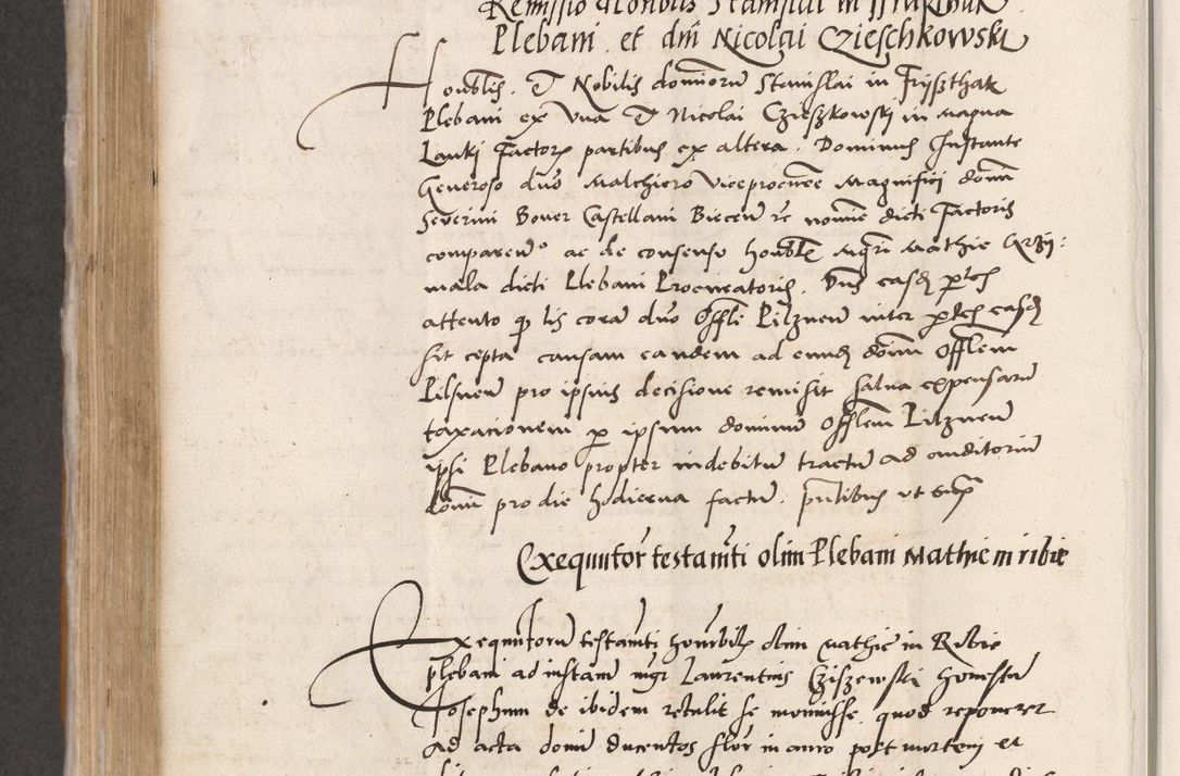 Zdjęcie nr 480 dla obiektu archiwalnego: Acta actorum coram reverendo patre domino Benedicto Isdbienski cancellario Gnesnesi, canonico et reverendissimi in Christo patris et domini domini Petri Dei gratia archiepiscopi Gnesnensis et episcopi Cracoviensis sedisque apostolice legati nati et primatis Regni Polonie, vicarioque in spiritualibus generali Cracoviensi ad annum Domini millesimum quingentisimum quadragesimum primum, cuius indictio est quatuordecima, pontificatus sanctissimi in Christo patris et domini nostri domini Pauli divina providencia pape tercii, anno ipsius septimo, feliciter continuantur. Dii cepta secundent