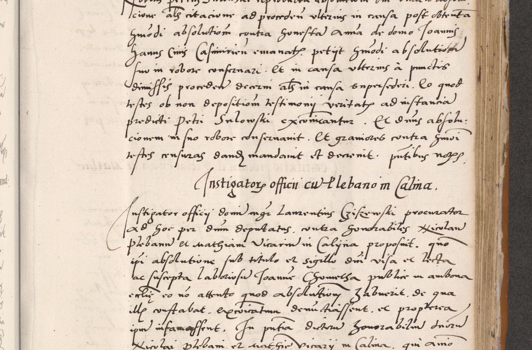Zdjęcie nr 471 dla obiektu archiwalnego: Acta actorum coram reverendo patre domino Benedicto Isdbienski cancellario Gnesnesi, canonico et reverendissimi in Christo patris et domini domini Petri Dei gratia archiepiscopi Gnesnensis et episcopi Cracoviensis sedisque apostolice legati nati et primatis Regni Polonie, vicarioque in spiritualibus generali Cracoviensi ad annum Domini millesimum quingentisimum quadragesimum primum, cuius indictio est quatuordecima, pontificatus sanctissimi in Christo patris et domini nostri domini Pauli divina providencia pape tercii, anno ipsius septimo, feliciter continuantur. Dii cepta secundent