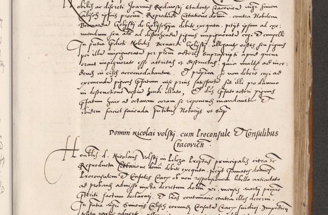 Zdjęcie nr 465 dla obiektu archiwalnego: Acta actorum coram reverendo patre domino Benedicto Isdbienski cancellario Gnesnesi, canonico et reverendissimi in Christo patris et domini domini Petri Dei gratia archiepiscopi Gnesnensis et episcopi Cracoviensis sedisque apostolice legati nati et primatis Regni Polonie, vicarioque in spiritualibus generali Cracoviensi ad annum Domini millesimum quingentisimum quadragesimum primum, cuius indictio est quatuordecima, pontificatus sanctissimi in Christo patris et domini nostri domini Pauli divina providencia pape tercii, anno ipsius septimo, feliciter continuantur. Dii cepta secundent