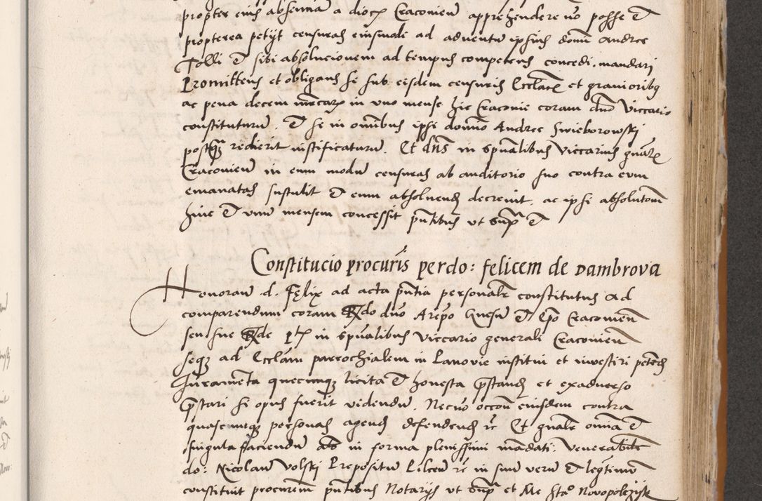 Zdjęcie nr 461 dla obiektu archiwalnego: Acta actorum coram reverendo patre domino Benedicto Isdbienski cancellario Gnesnesi, canonico et reverendissimi in Christo patris et domini domini Petri Dei gratia archiepiscopi Gnesnensis et episcopi Cracoviensis sedisque apostolice legati nati et primatis Regni Polonie, vicarioque in spiritualibus generali Cracoviensi ad annum Domini millesimum quingentisimum quadragesimum primum, cuius indictio est quatuordecima, pontificatus sanctissimi in Christo patris et domini nostri domini Pauli divina providencia pape tercii, anno ipsius septimo, feliciter continuantur. Dii cepta secundent