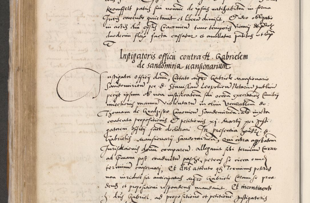Zdjęcie nr 452 dla obiektu archiwalnego: Acta actorum coram reverendo patre domino Benedicto Isdbienski cancellario Gnesnesi, canonico et reverendissimi in Christo patris et domini domini Petri Dei gratia archiepiscopi Gnesnensis et episcopi Cracoviensis sedisque apostolice legati nati et primatis Regni Polonie, vicarioque in spiritualibus generali Cracoviensi ad annum Domini millesimum quingentisimum quadragesimum primum, cuius indictio est quatuordecima, pontificatus sanctissimi in Christo patris et domini nostri domini Pauli divina providencia pape tercii, anno ipsius septimo, feliciter continuantur. Dii cepta secundent