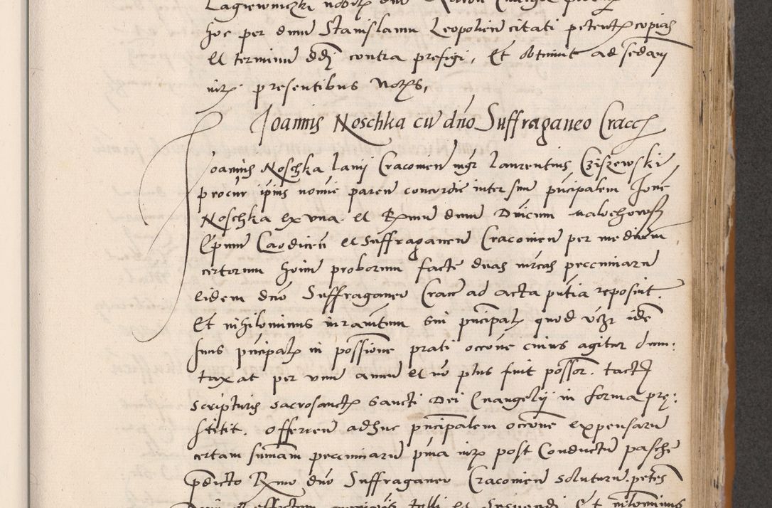 Zdjęcie nr 449 dla obiektu archiwalnego: Acta actorum coram reverendo patre domino Benedicto Isdbienski cancellario Gnesnesi, canonico et reverendissimi in Christo patris et domini domini Petri Dei gratia archiepiscopi Gnesnensis et episcopi Cracoviensis sedisque apostolice legati nati et primatis Regni Polonie, vicarioque in spiritualibus generali Cracoviensi ad annum Domini millesimum quingentisimum quadragesimum primum, cuius indictio est quatuordecima, pontificatus sanctissimi in Christo patris et domini nostri domini Pauli divina providencia pape tercii, anno ipsius septimo, feliciter continuantur. Dii cepta secundent
