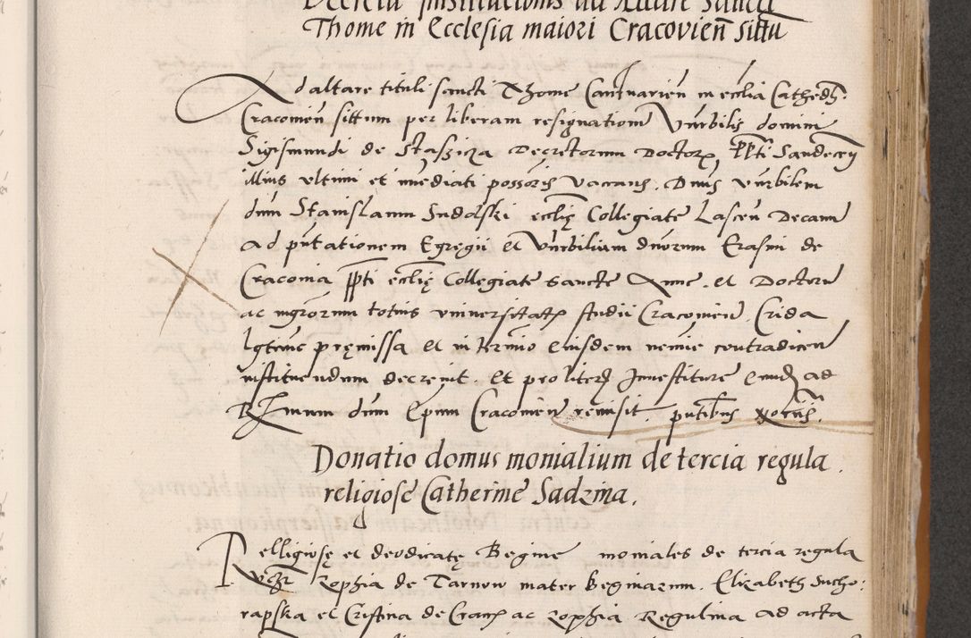 Zdjęcie nr 443 dla obiektu archiwalnego: Acta actorum coram reverendo patre domino Benedicto Isdbienski cancellario Gnesnesi, canonico et reverendissimi in Christo patris et domini domini Petri Dei gratia archiepiscopi Gnesnensis et episcopi Cracoviensis sedisque apostolice legati nati et primatis Regni Polonie, vicarioque in spiritualibus generali Cracoviensi ad annum Domini millesimum quingentisimum quadragesimum primum, cuius indictio est quatuordecima, pontificatus sanctissimi in Christo patris et domini nostri domini Pauli divina providencia pape tercii, anno ipsius septimo, feliciter continuantur. Dii cepta secundent